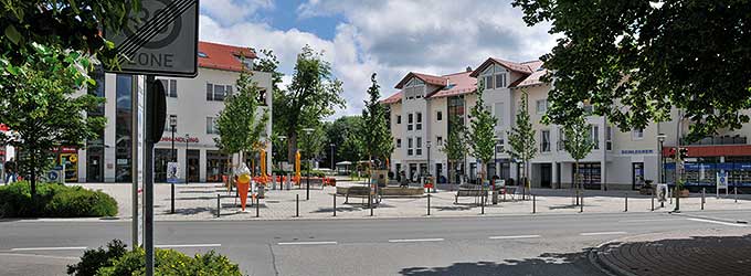 Der Marktplatz von Sauerlach